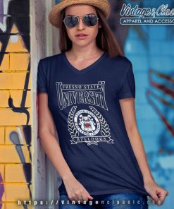 Fresno State Bulldogs Shirt California State University V Neck TShirt 1