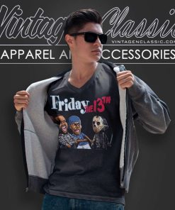 Friday Movie Halloween Shirt The 13th Horror V Neck TShirt