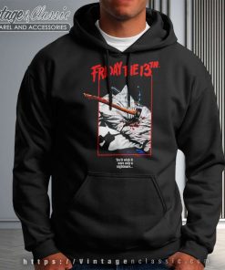 Friday The 13th Axe Poster Hoodie