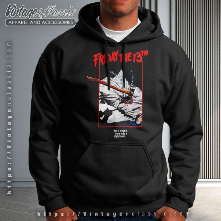 Friday The 13th Axe Poster Hoodie Friday The 13th Axe Poster Hoodie