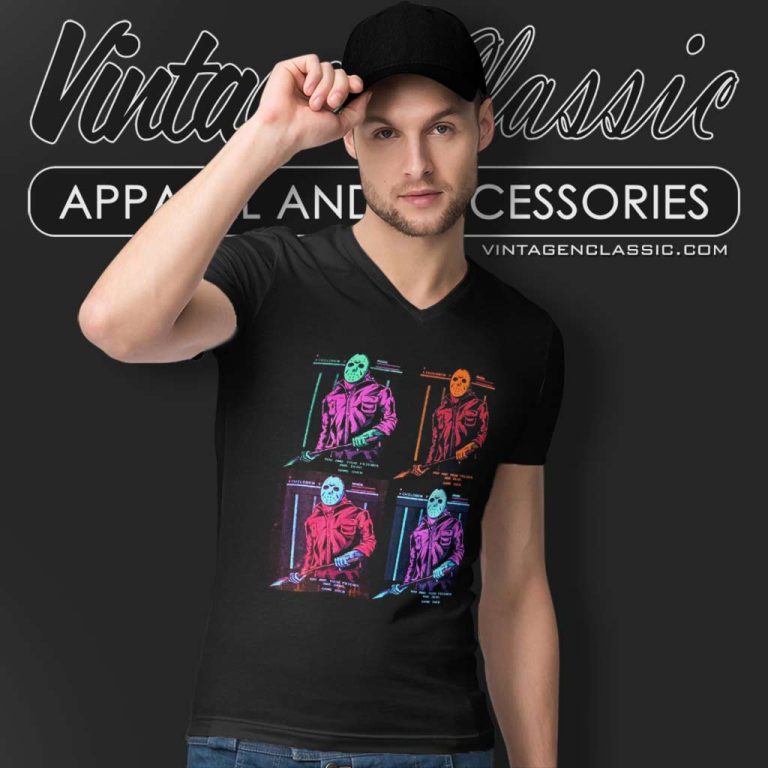 Friday The 13th Funny V Neck TShirt Friday The 13th Funny V Neck TShirt