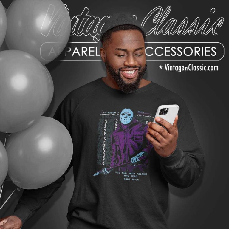 Friday The 13th Game Over Sweatshirt Friday The 13th Game Over Sweatshirt