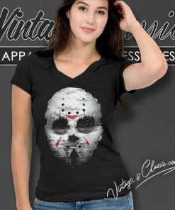 Friday The 13th Jason Shirt Horror Movie V Neck TShirt