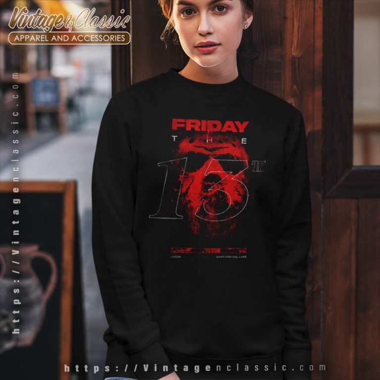 Friday The 13th Mask Sweatshirt Friday The 13th Mask Sweatshirt