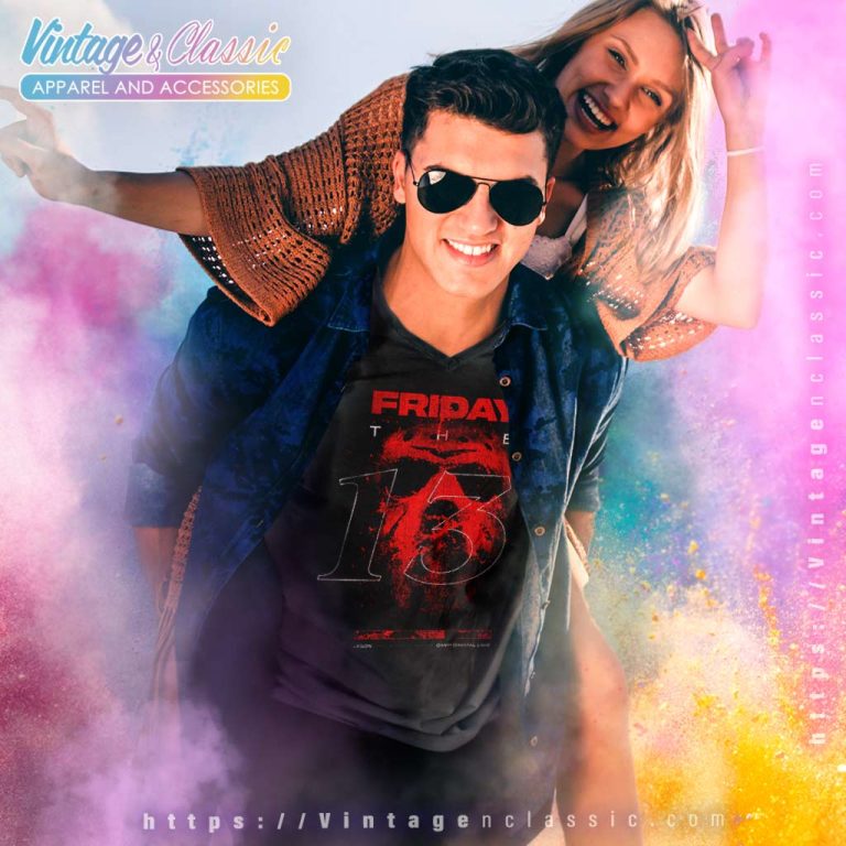 Friday The 13th Mask V Neck TShirt Friday The 13th Mask V Neck TShirt