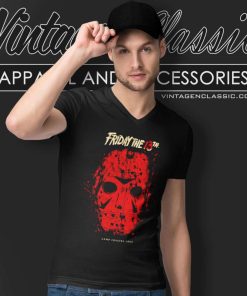 Friday The 13th Shirt Camp Crystal Lake V Neck TShirt