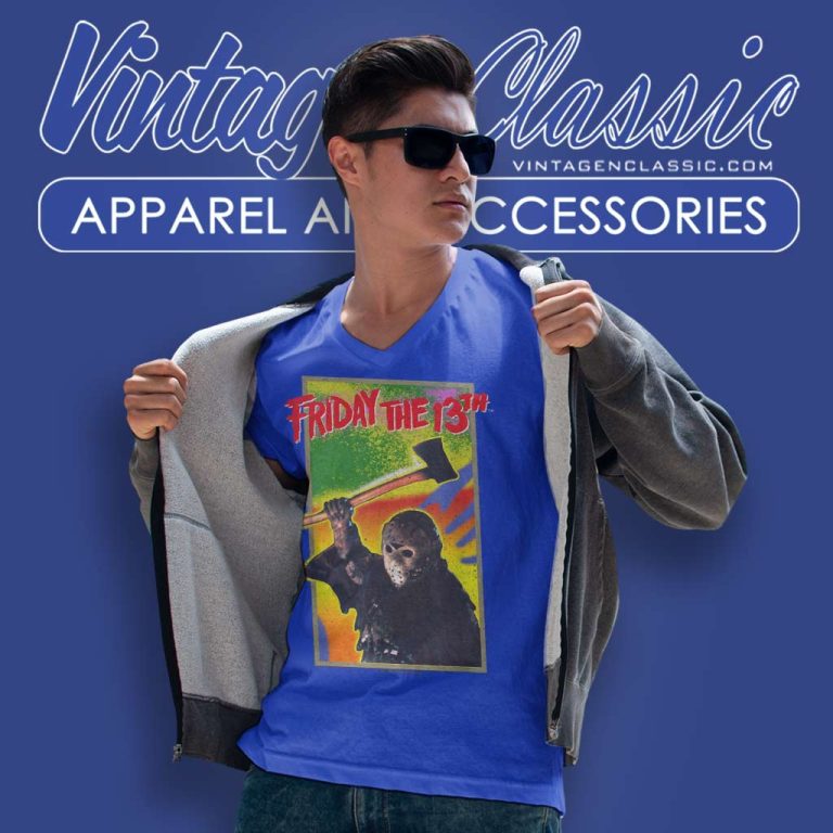 Friday The 13th Shirt Halloween Movies V Neck TShirt Friday The 13th Shirt Halloween Movies V Neck TShirt