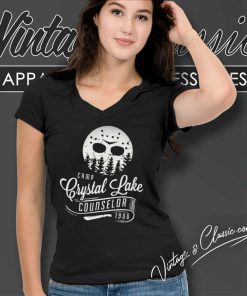 Friday The 13th Shirt Scary Movies V Neck TShirt