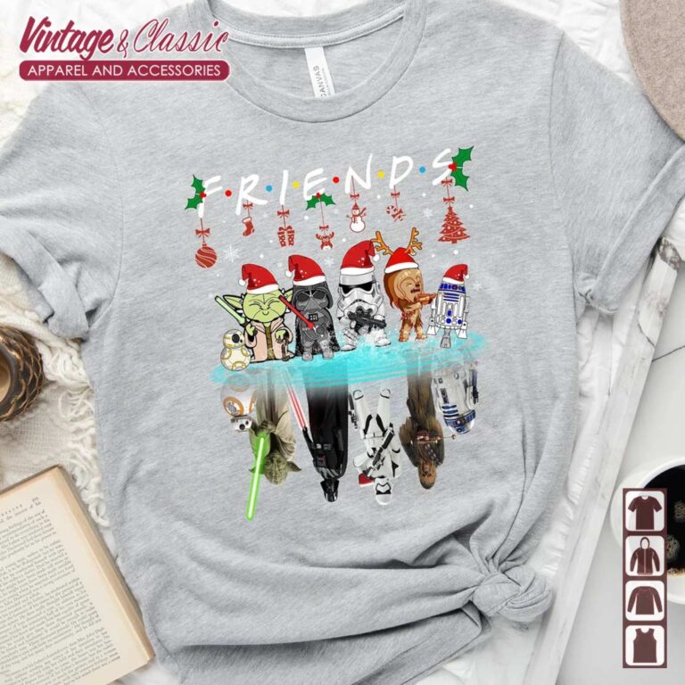 Friends Baby Yoda Christmas TShirt Friends Baby Yoda Christmas TShirt