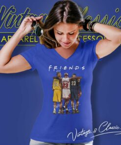 Friends Bryant Jordan Lebron Kobe Bryant V Neck TShirt