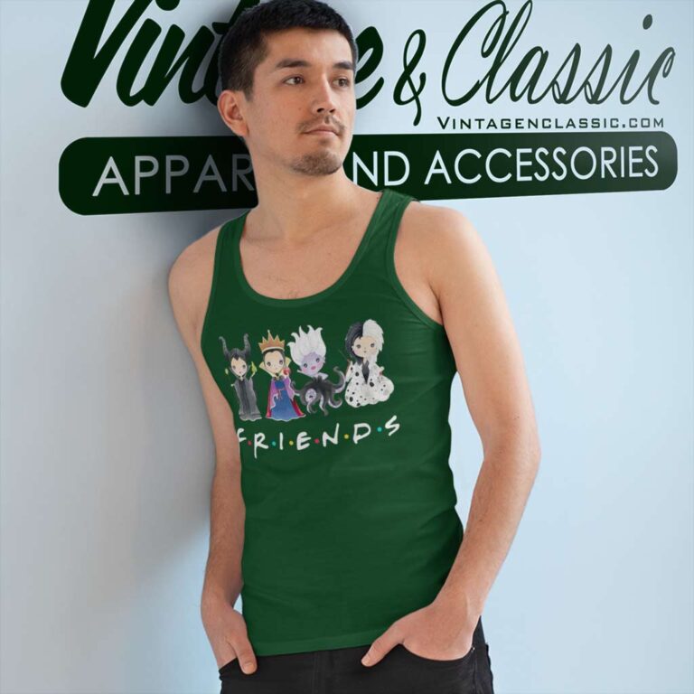 Friends Disney Villains Characters Tank Top Racerback Friends Disney Villains Characters Tank Top Racerback