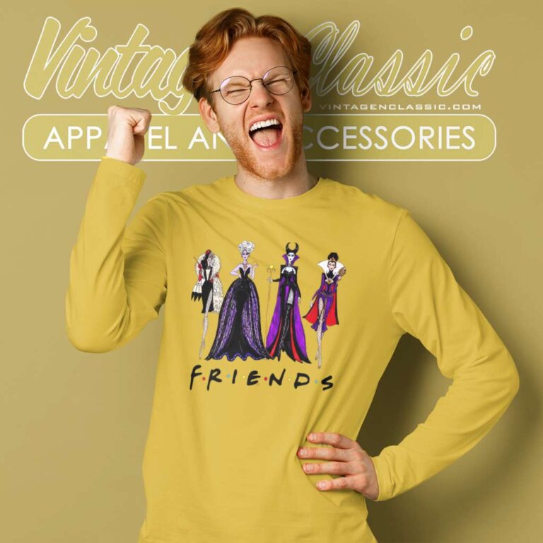 Friends Disney Villains Long Sleeve Tee Friends Disney Villains Long Sleeve Tee