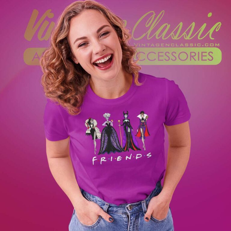 Friends Disney Villains Women TShirt Friends Disney Villains Women TShirt