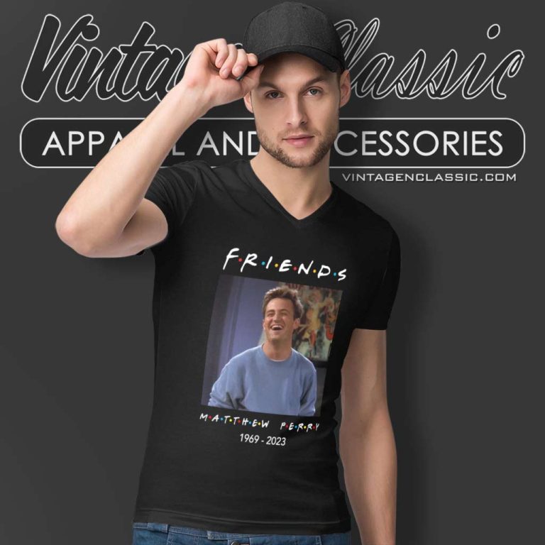 Friends Matthew Perry Shirt Rip Matthew Perry 1969 2023 V Neck TShirt Friends Matthew Perry Shirt Rip Matthew Perry 1969 2023 V Neck TShirt