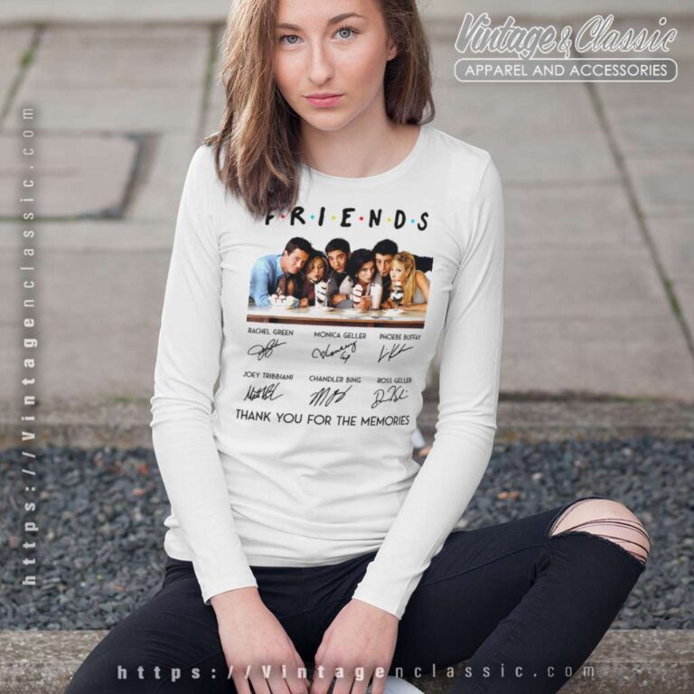 Friends Thank You For The Memories Long Sleeve Tee Friends Thank You For The Memories Long Sleeve Tee
