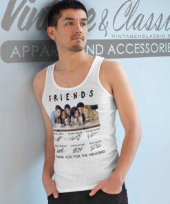 Friends Thank You For The Memories Tank Top Racerback
