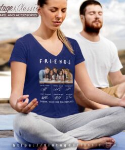 Friends Thank You For The Memories V Neck TShirt
