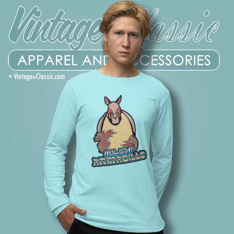 Friends Tv Show Holiday Armadillo Long Sleeve Tee Friends Tv Show Holiday Armadillo Long Sleeve Tee