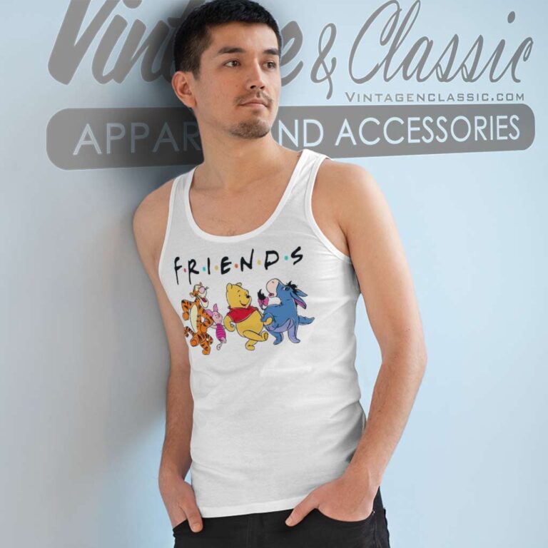 Friends Winnie The Pooh Tank Top Racerback Friends Winnie The Pooh Tank Top Racerback