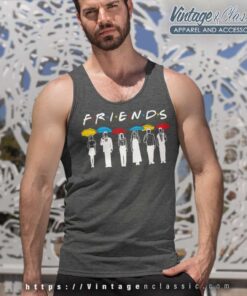 Friends With Umbrellas Tank Top Racerback
