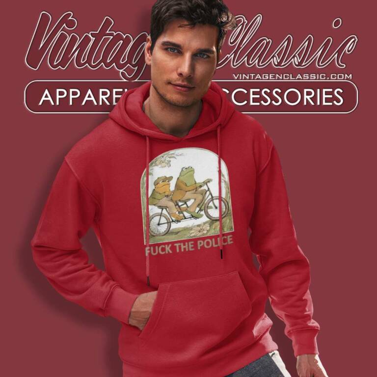 Frog And Toad F The Police Hoodie Frog And Toad F The Police Hoodie