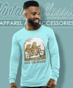 Frog And Toad F The Police Long Sleeve Tee