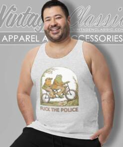 Frog And Toad F The Police Tank Top Racerback
