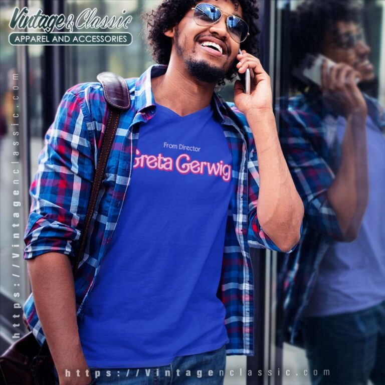 From Director Greta Gerwig Barbie V Neck TShirt 1 From Director Greta Gerwig Barbie V Neck TShirt 1