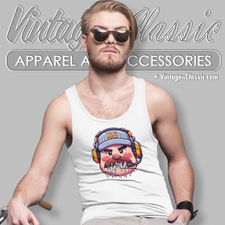 Frozen Andy Reid Icicle Shirt Mustache Tank Top Racerback Frozen Andy Reid Icicle Shirt Mustache Tank Top Racerback