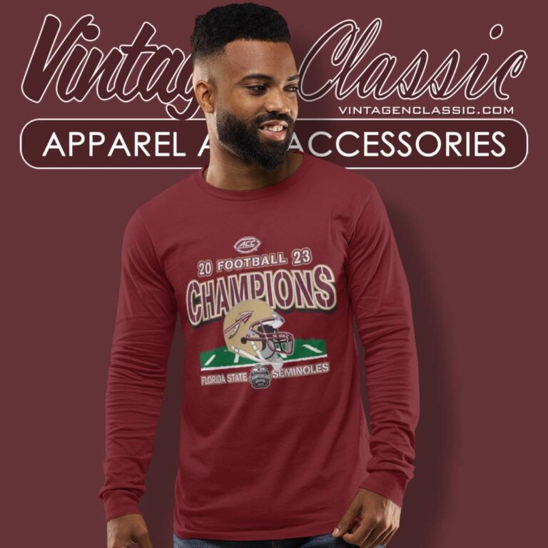 Fsu Acc Championship Shirt 16 Time Champions Conference Long Sleeve Tee Fsu Acc Championship Shirt 16 Time Champions Conference Long Sleeve Tee