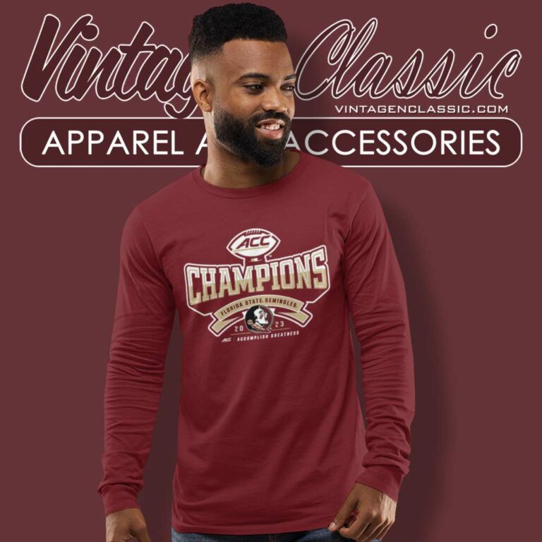 Fsu Acc Championship Shirt Blue 84 Football Conference Long Sleeve Tee Fsu Acc Championship Shirt Blue 84 Football Conference Long Sleeve Tee