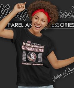 Fsu Florida State Seminoles 16 Time Champions Conference Women TShirt