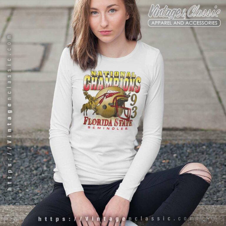Fsu Florida State Seminoles 93 Shirt National Champions Alumni Hall Long Sleeve Tee Fsu Florida State Seminoles 93 Shirt National Champions Alumni Hall Long Sleeve Tee
