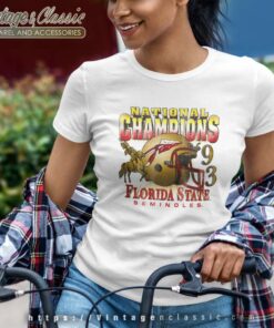 Fsu Florida State Seminoles 93 Shirt National Champions Alumni Hall Women TShirt