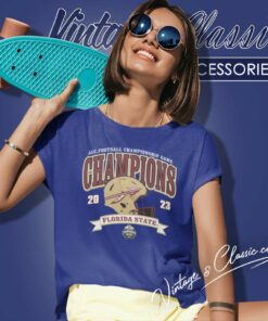 Fsu Florida State Seminoles Acc Football Champions 2023 Women TShirt