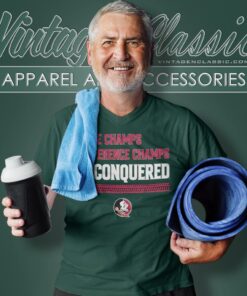 Fsu Football State Champs Conference Champs Unconquered V Neck TShirt