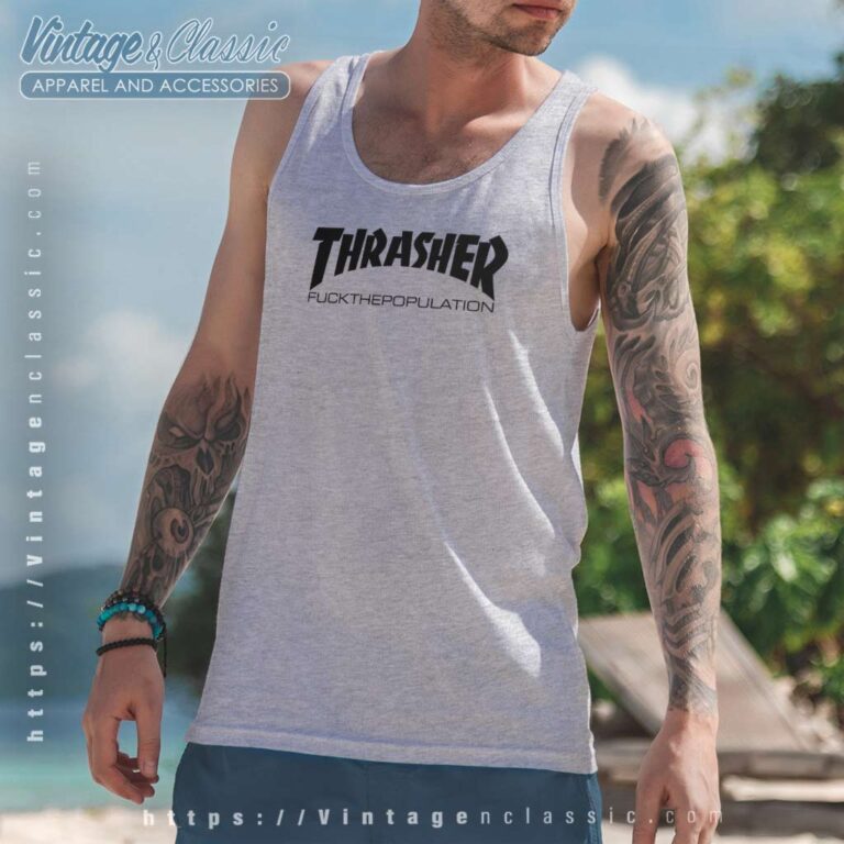 Ftp X Thrasher Collab Tank Top Racerback Ftp X Thrasher Collab Tank Top Racerback