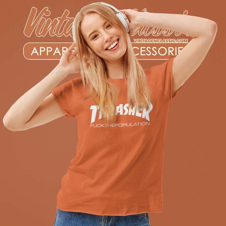 Ftp X Thrasher Collab Women TShirt Ftp X Thrasher Collab Women TShirt