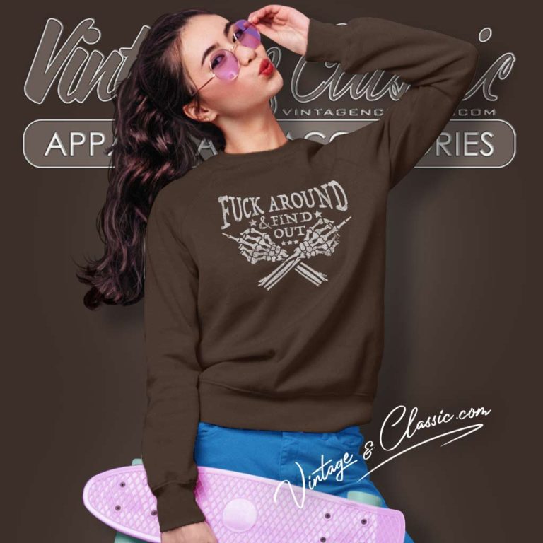 Fuck Around And Find Halloween Fuck Off Sweatshirt Fuck Around And Find Halloween Fuck Off Sweatshirt