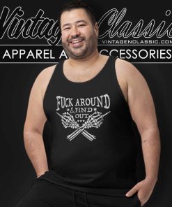 Fuck Around And Find Halloween Fuck Off Tank Top Racerback
