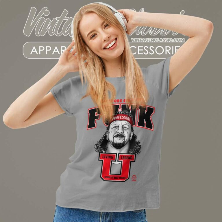 Funk U Shirt Terry Funk Hardcore Students Women TShirt Funk U Shirt Terry Funk Hardcore Students Women TShirt