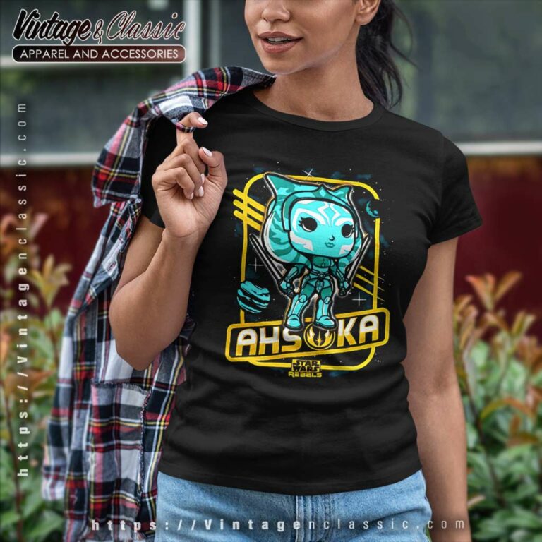 Funko Ahsoka Star Wars Rebels Women TShirt Funko Ahsoka Star Wars Rebels Women TShirt