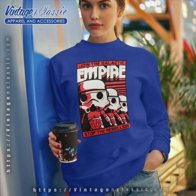 Funko Pop Star Wars Join The Galactic Empire Chibi Sweatshirt Funko Pop Star Wars Join The Galactic Empire Chibi Sweatshirt