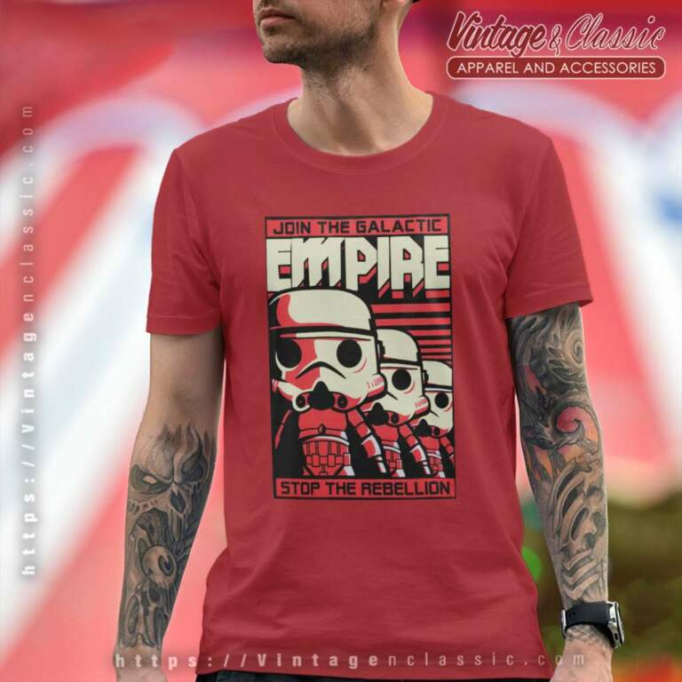 Funko Pop Star Wars Join The Galactic Empire Chibi T Shirt Funko Pop Star Wars Join The Galactic Empire Chibi T Shirt