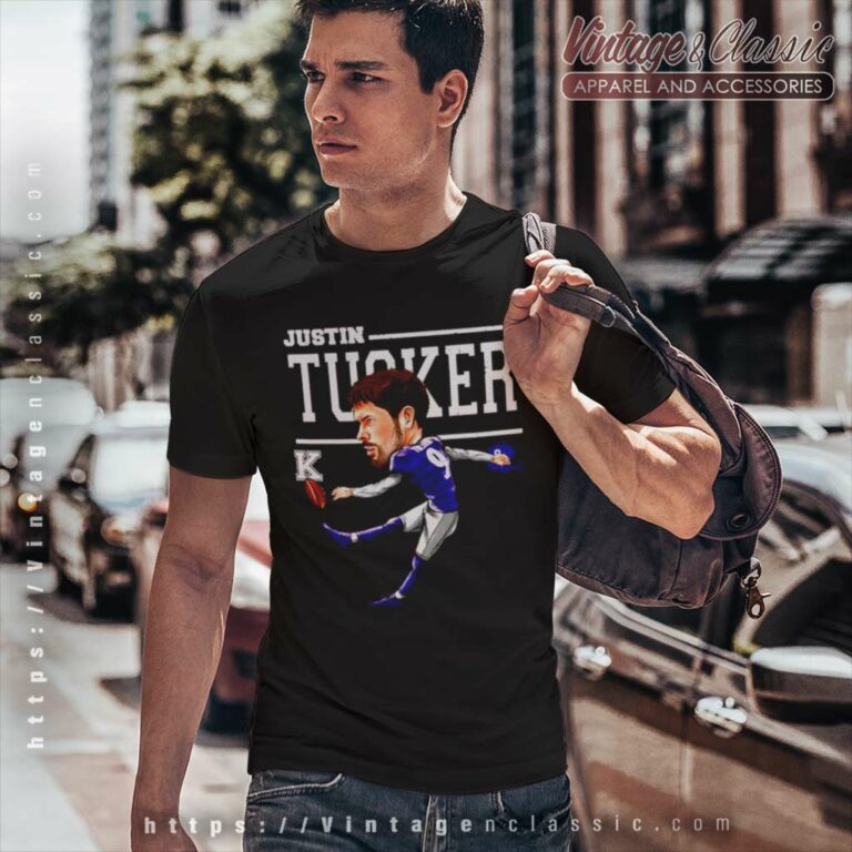 Funny Cartoon Justin Tucker Football T Shirt Funny Cartoon Justin Tucker Football T Shirt