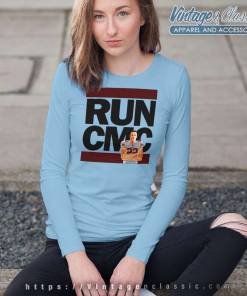 Funny Christian Mccaffrey Fantasy Run Cmc Football Long Sleeve Tee