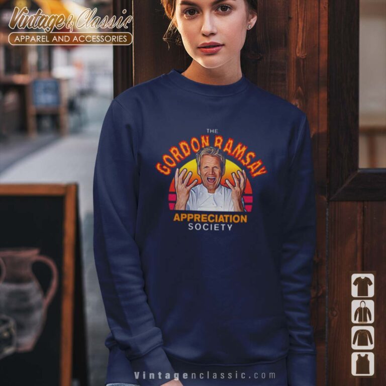 Funny Gordon Ramsay Appreciation Society Fan Longsleeves Funny Gordon Ramsay Appreciation Society Fan Longsleeves