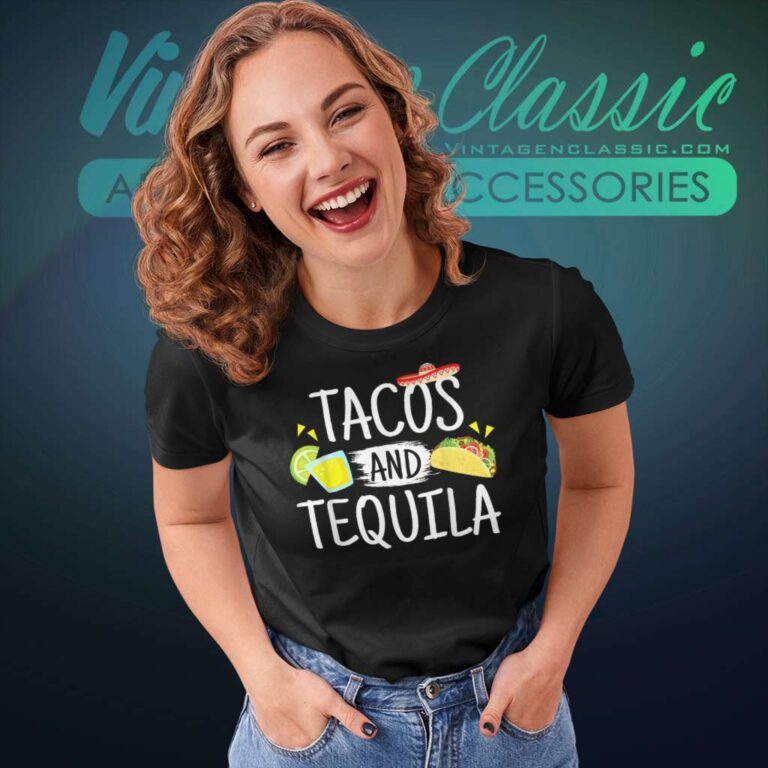 Funny Tacos And Tequila Women TShirt Funny Tacos And Tequila Women TShirt