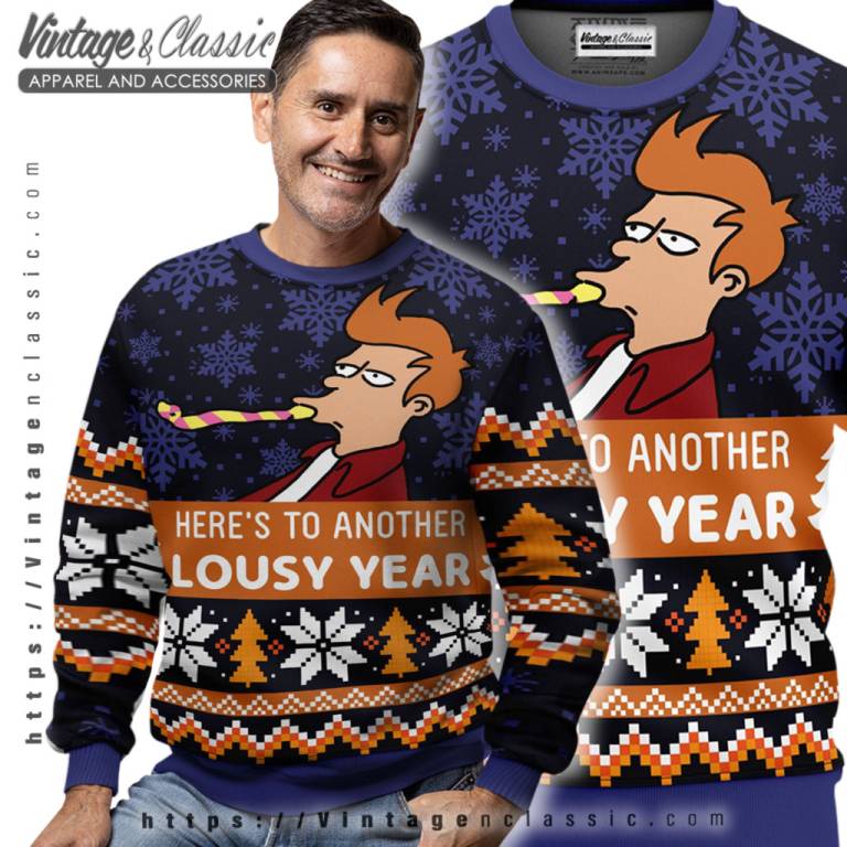 Futurama Philip J Fry Ugly Christmas Sweater Men Ugly Sweater Futurama Philip J Fry Ugly Christmas Sweater Men Ugly Sweater