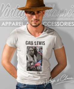 Gail Lewis Shirt American Hero Walmart 4 Gail Lewis Shirt American Hero Walmart V Neck TShirt